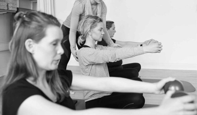 Pilates til mødre i Bjøreng Klinik i Århus